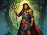 draw a fantasy character ilustration