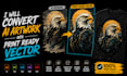 convert ai artwork into print ready vector illustration manually