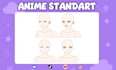 draw cute and aesthetic anime character illustration
