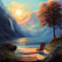 draw background and landscape art