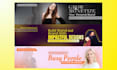 design professional linkedin banner, header and cover