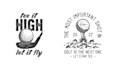 design retro hand drawn golf club logo