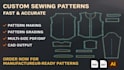 make shirt pattern for men and women casual or formal wear