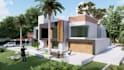 do 3d house exterior and interior design with rendering