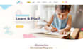 design kindergarten website daycare website preschool website childcare website