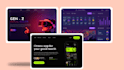 do saas design web app UI UX and desktop application design in figma