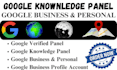 create a verified google knowledge panel for personal or business use