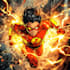 draw a unique superhero comic cartoon character