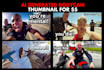 create ai generated bodycam thumbnails