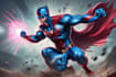 drawing custom superhero comic character