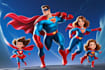custom family superhero  character