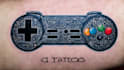 custom a geek tattoo design