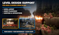 design a small game level in unreal engine 5