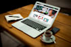 put your logo or website on a laptop screen mockup