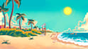 create a 2d background for your animation with my own style
