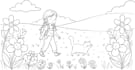 create adorable children book illustration for your story