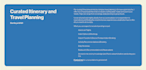 be your trusted travel agent for bookings and itinerary planning
