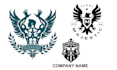 make custom falcon coat of arms logo