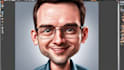 make a cartoon caricature avatar illustration