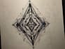 make a geometric tattoo design