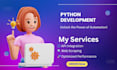 develop custom python scripts for automation, data analysis
