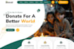 design donation website, charity website, ngo website, nonprofit website