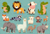 create faceless animal illustrations for kids