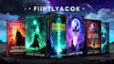 create professional fantasy book cover and sci fi book cover