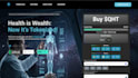 design crypto landing page, crypto website, presale website