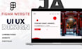 design professional user friendly figma uiux for website