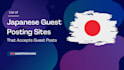 do japanese niche relevant backlink of japan SEO packages japanese guest post