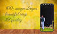 custom digital wedding invitation with couple illustration send via whatsapp