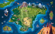create a high quality fantasy map