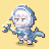 draw pixel art character illustration