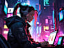 draw cyberpunk illustration style