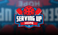 do modern and unique pickle ball logo for you