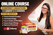 create digital marketing online course content ebook conversion course creation