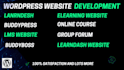 build effective learndash, buddypress, buddyboss wordpress website