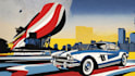 create a retro pop art roy lichtenstein style