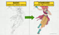 draw you dc or marvel style comic book and superhero