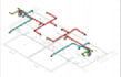 do mech autocad mep rectangular,flat and oval mvhr ducting
