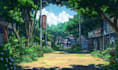 draw anime background, visual novel, game, concept art illustration