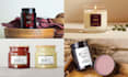 do luxury minimalist candle, soap label and box design