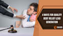 generate quality debt relief leads debt settlement leads that convert