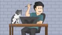 make 2d character animation, cartoon and explainer video