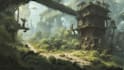 draw environmental concept art and illustrations