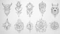 design fine line art minimalist tattoo flash for you