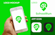 design a custom minimalist app icon logo
