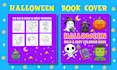 design bold and easy coloring book cover with interior pages for amazon KDP