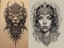 develop custom tattoo design, sketch